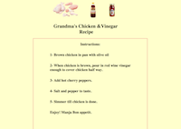 Grandmas Recipe